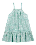 Carter's Baby Girl Floral Crinkle Jersey Dress Set