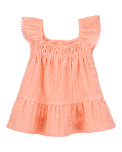 OshKosh Baby Girl Peach Dress Set