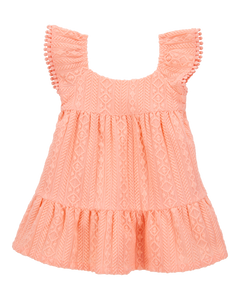 OshKosh Baby Girl Peach Dress Set