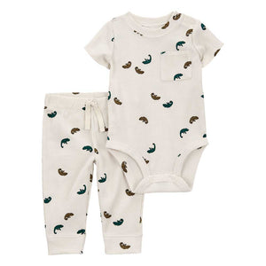 Carter's 2pc Baby Boy Chameleon Bodysuit & Pants Set