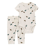 Carter's 2pc Baby Boy Chameleon Bodysuit & Pants Set