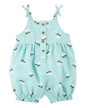Afbeelding in Gallery-weergave laden, Carter&#39;s Baby Girl Blue Floral Romper
