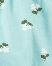 Afbeelding in Gallery-weergave laden, Carter&#39;s Baby Girl Blue Floral Romper
