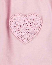 Load image into Gallery viewer, Carter&#39;s Baby Girl Pink Hearts Sunsuit
