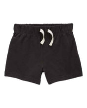 Cargar imagen en el visor de la galería, Carter&#39;s 3pc Baby Boy Forest Print Tee, Grey Bodysuit and Black Shorts Set
