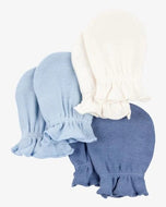 Carter's 3pk Baby Boy Blue Mittens (0-3M)