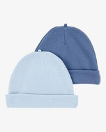 Carter's 2pc Baby Boy Blue Beanie Hats/ Caps (0-3M)