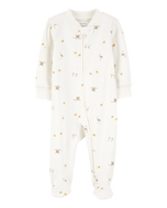Carter's Baby Neutral Birds 2-Way Zip-Up Footie Coverall Sleepwear
