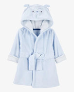 Carter's Baby Boy Blue Dog Hooded Terry Robe (0-9M)