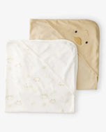 Carter's 2pc Baby Neutral Hooded Towels - Yellow