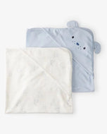 Carter's 2pc Baby Boy Hooded Towels - Blue