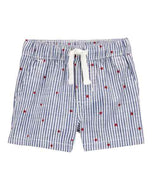 OshKosh Baby Boy Striped Star Print Drawstring Shorts