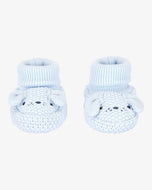 Carter's Baby Boy Blue Puppy Crochet Bootie Socks