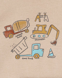 Carter's 3pc Baby Boy Construction Bodysuits and Pants Set