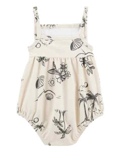 Carter's 1pc Baby Girl Palm Trees Print Swimsuit