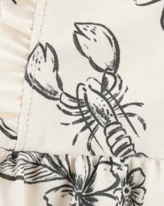 Carter's 1pc Baby Girl Palm Trees Print Swimsuit