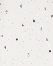 Cargar imagen en el visor de la galería, Carter&#39;s 3pc Baby Girl Lavender Purple Hot Air Balloons Bodysuits and Pants Set
