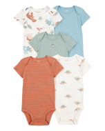 Carter's 5pc Baby Boy Dino Bodysuit Set