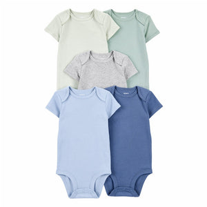 Carter's 5pc Baby Boy Multi Color Bodysuit Set
