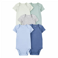 Carter's 5pc Baby Boy Multi Color Bodysuit Set