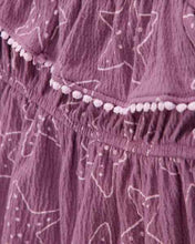 Afbeelding in Gallery-weergave laden, Carter&#39;s Baby Girl Purple Starfish Print Romper
