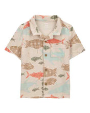 Afbeelding in Gallery-weergave laden, Carter&#39;s Baby Boy Sea Print Polo
