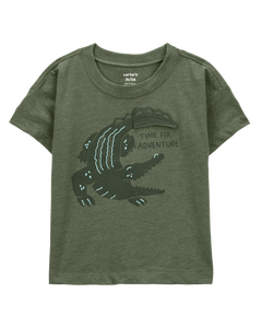 Carter's Baby Boy Green Crocodile Tee