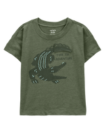 Carter's Baby Boy Green Crocodile Tee