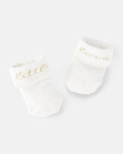 Afbeelding in Gallery-weergave laden, Carter&#39;s 2pc Baby Neutral Bootie Socks
