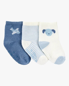 Carter's 3pk Baby Boy Blue Socks