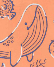 Cargar imagen en el visor de la galería, Carter&#39;s 1pc Baby Boy Orange Sea Animals Rashguard Swimwear
