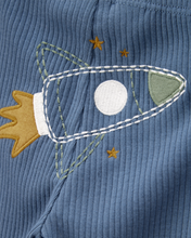 Cargar imagen en el visor de la galería, Carter&#39;s 3pc Baby Boy Space Ship Bodysuits and Pants Set
