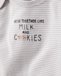 Carter's 3pc Baby Boy Milk & Cookies Bodysuits and Pants Set