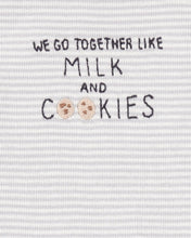 Cargar imagen en el visor de la galería, Carter&#39;s 3pc Baby Boy Milk &amp; Cookies Bodysuits and Pants Set
