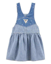 Carregar imagem no visualizador da galeria, OshKosh Baby Girl Striped Denim Jumper Dress (Skirtall)
