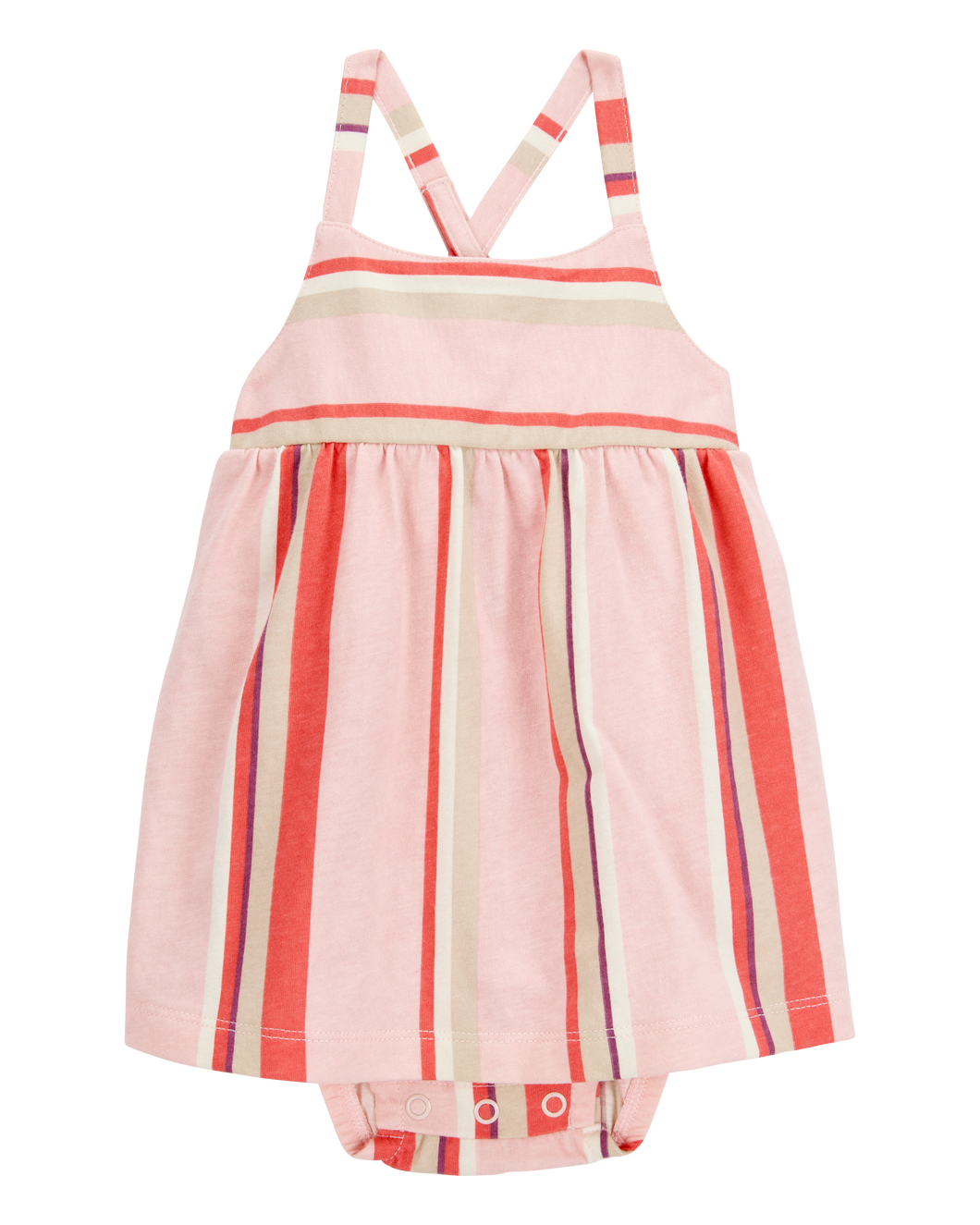 Carter's Baby Girl Striped Sunsuit