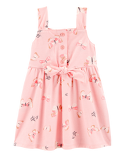 Afbeelding in Gallery-weergave laden, Carter&#39;s Baby Girl Pink Butterflies Dress
