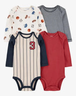 Carter's 4pc Baby Boy Sports Bodysuit Set