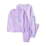 Carter's 4pc Baby Girl Unicorn Snug Fit Cotton Pajama Set