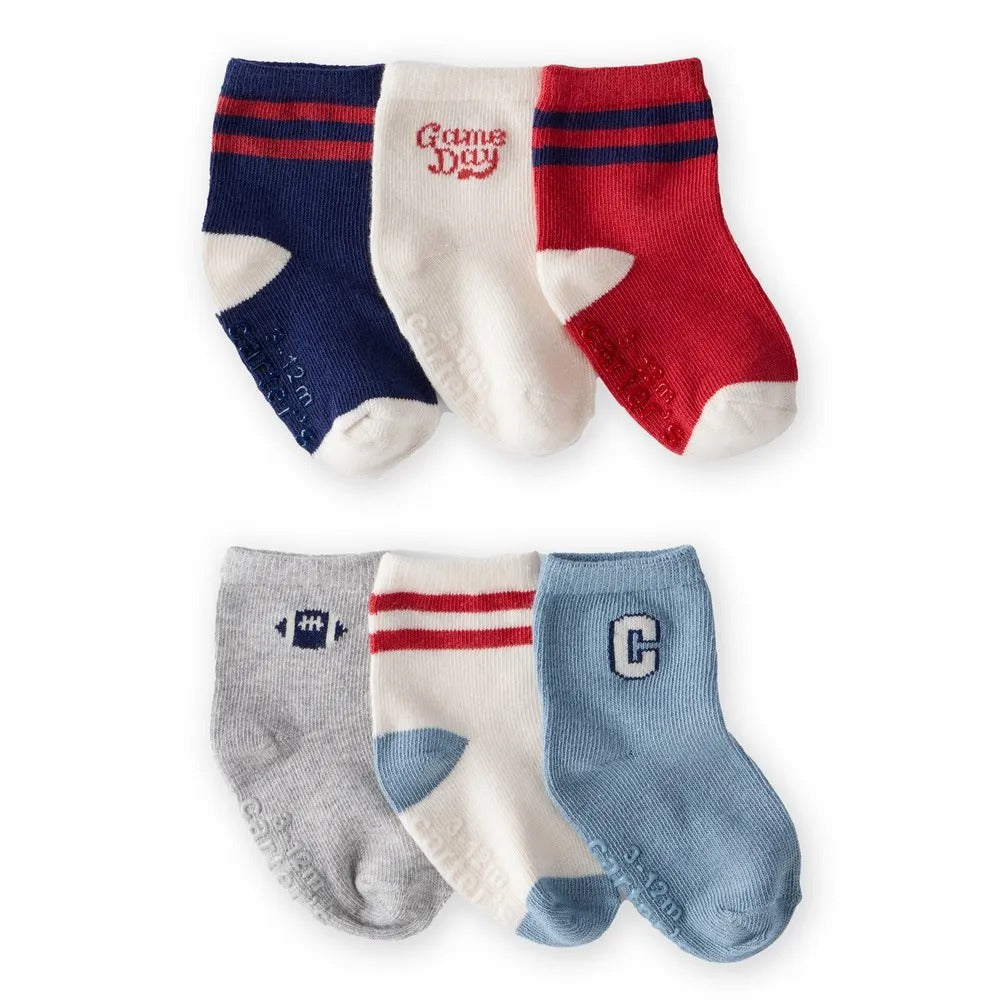 Carter's 6pk Baby Boy Socks