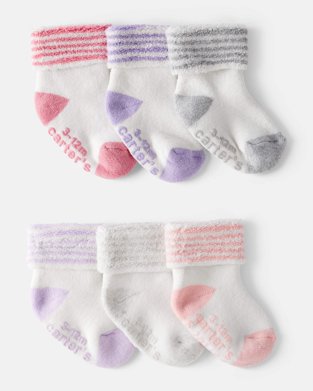 Carter's 6pk Baby Girl Socks