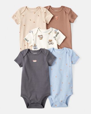 Carter's 5pc Baby Boy Food Theme Bodysuit Set