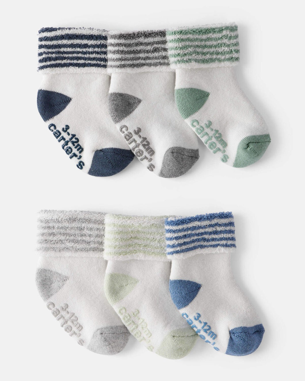 Carter's 6pk Baby Boy Socks