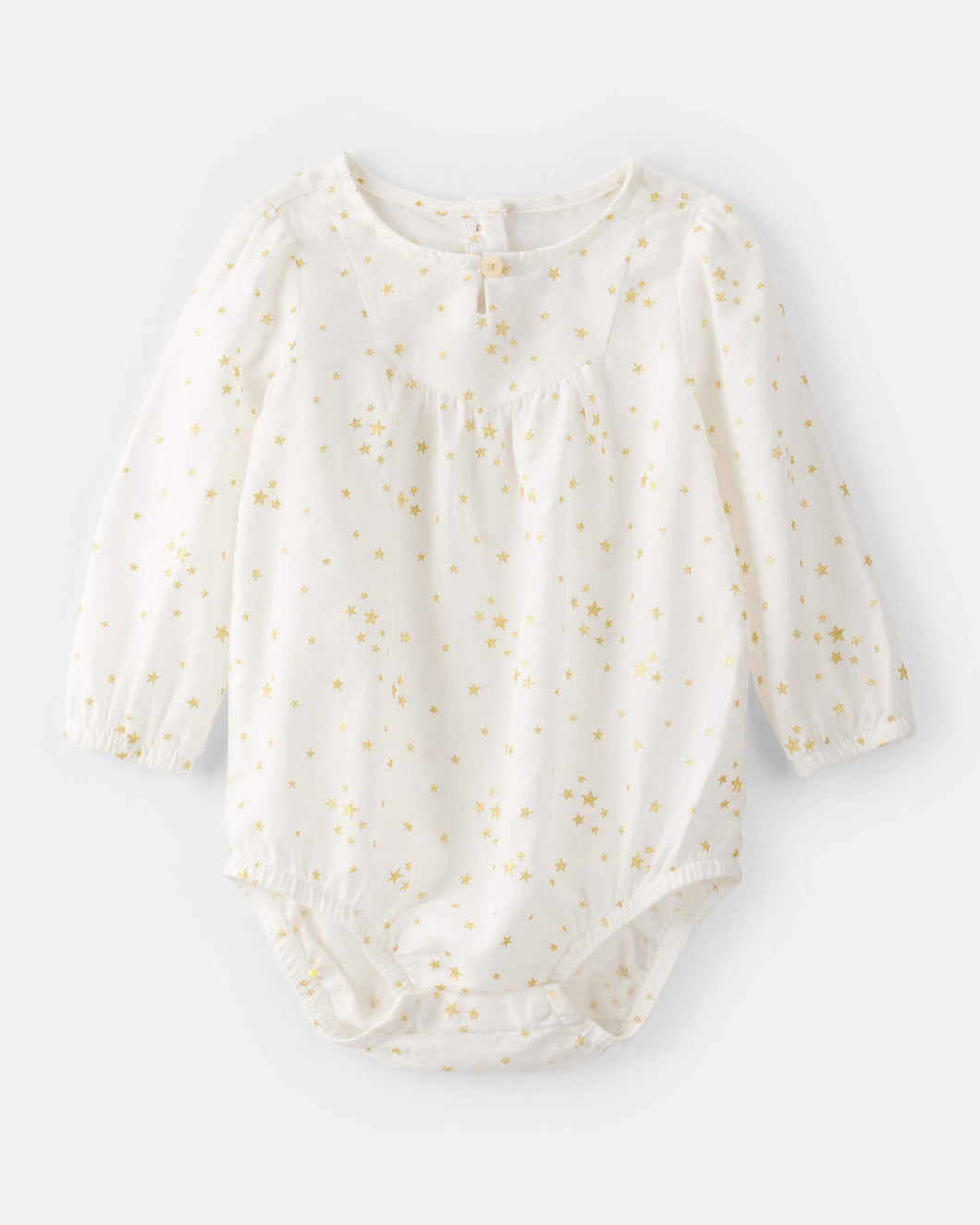 OshKosh Baby Girl Ivory Star Print Bodysuit