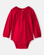 OshKosh Baby Girl Red Bodysuit