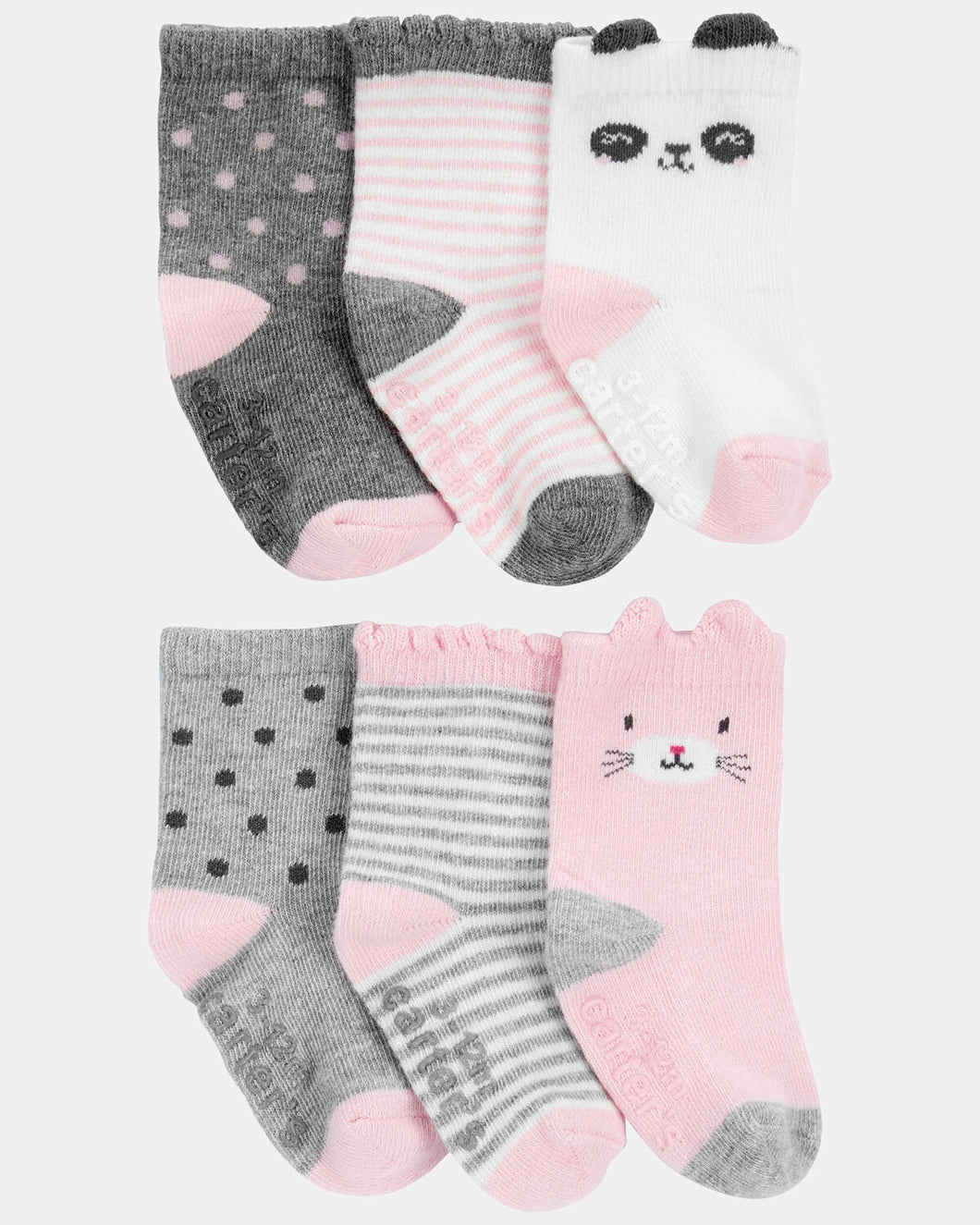 Carter's 6pk Baby Girl Socks