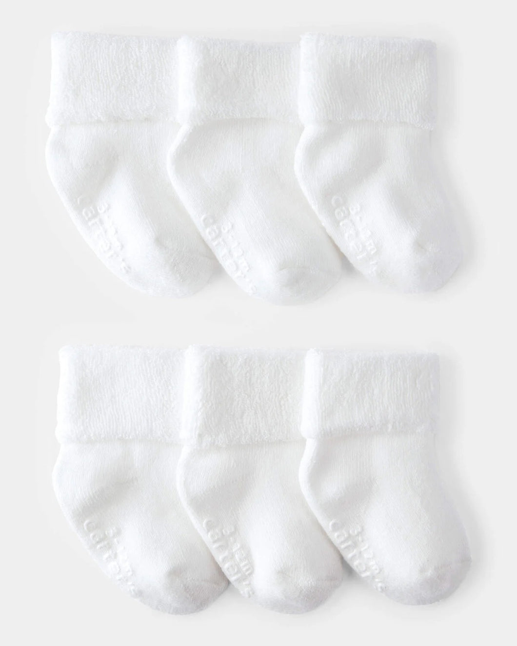 Carter's 6pk Baby Neutral White Socks