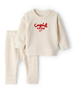 Carter's 2pc Baby Neutral Cupid Crew Valentine's Theme Top & Pants Set