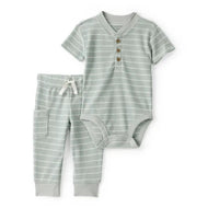Carter's 2pc Baby Boy Green Bodysuit & Pants Set