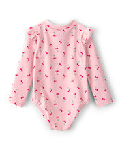 Load image into Gallery viewer, Carter's Baby Girl Cherries Long-Sleeve Swimsuit
